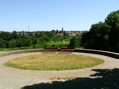 Aussichtsplattform mit Blick nach S-Plieningen