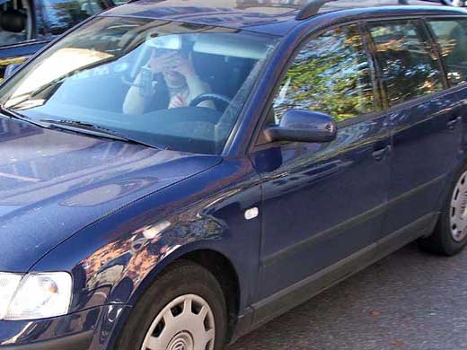 Auto kommt an