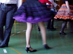 Ich habe begonnen, wieder öfter zu squaredancen.